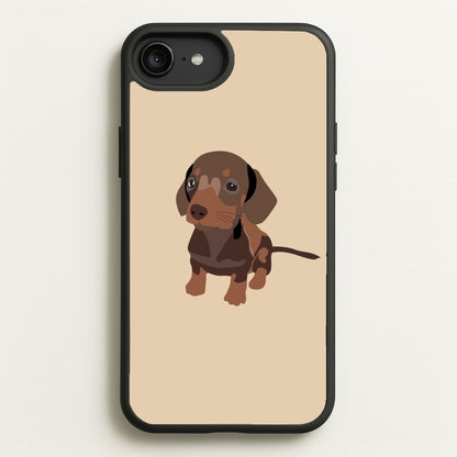 Brown - Dachshunds  - Dachshunds Phone Case for iPhone 6 Plus / 7 Plus / 8 Plus