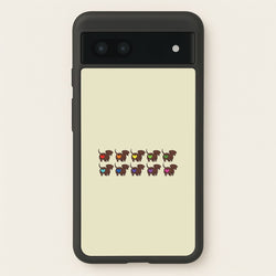 Love hearts - Dachshunds  - Dachshunds Phone Case for Google Pixel 6a