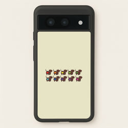 Love hearts - Dachshunds  - Dachshunds Phone Case for Google Pixel 8a