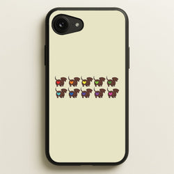 Love hearts - Dachshunds  - Dachshunds Phone Case for iPhone 16e