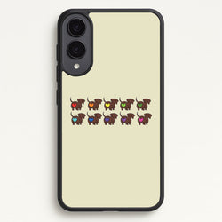 Love hearts - Dachshunds  - Dachshunds Phone Case for Galaxy S25 Edge