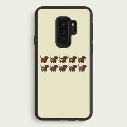 Love hearts - Dachshunds  - Dachshunds Phone Case for Galaxy S9 Plus