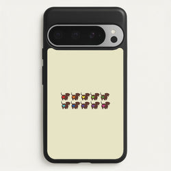 Love hearts - Dachshunds  - Dachshunds Phone Case for Google Pixel 9 Pro XL