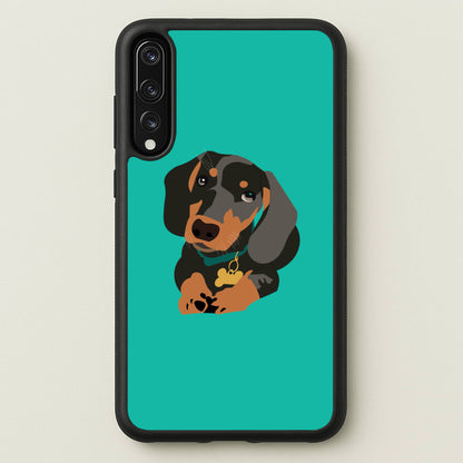 Black & brown - Dachshunds  - Dachshunds Phone Case for Huawei P20 Pro
