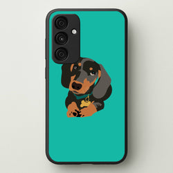 Black & brown - Dachshunds  - Dachshunds Phone Case for Galaxy A35