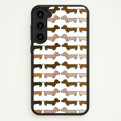 Collage - Dachshunds  - Dachshunds Phone Case for Galaxy S23