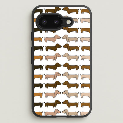 Collage - Dachshunds  - Dachshunds Phone Case for Google Pixel 9a