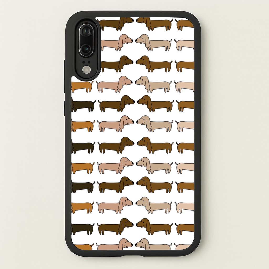 Collage - Dachshunds  - Dachshunds Phone Case for Huawei P20