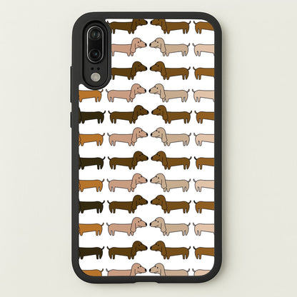 Collage - Dachshunds  - Dachshunds Phone Case for Huawei P20