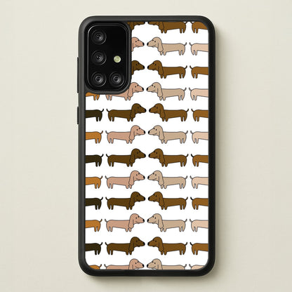 Collage - Dachshunds  - Dachshunds Phone Case for Galaxy A71
