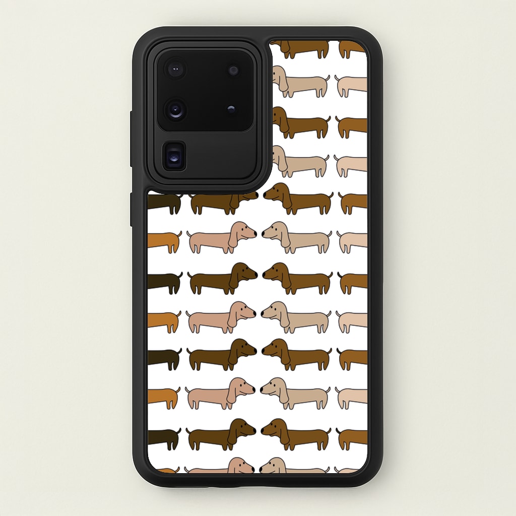 Collage - Dachshunds  - Dachshunds Phone Case for Galaxy S20 Ultra