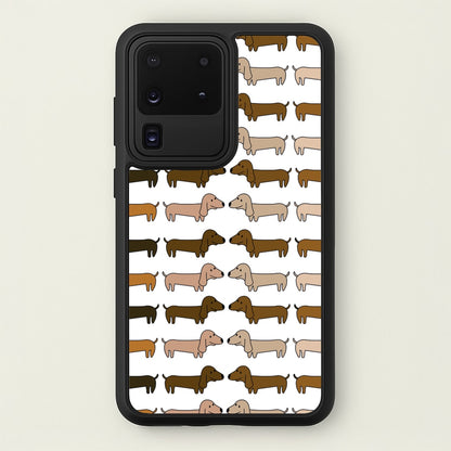 Collage - Dachshunds  - Dachshunds Phone Case for Galaxy S20 Ultra