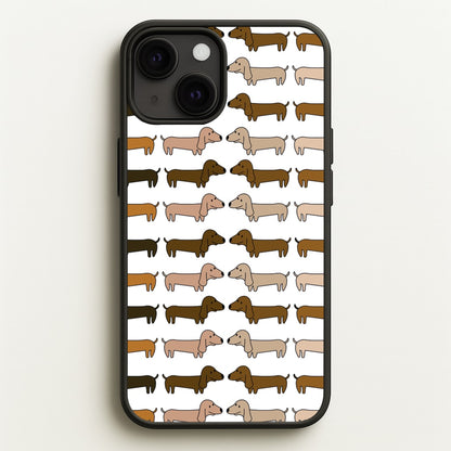 Collage - Dachshunds  - Dachshunds Phone Case for iPhone 13 Mini