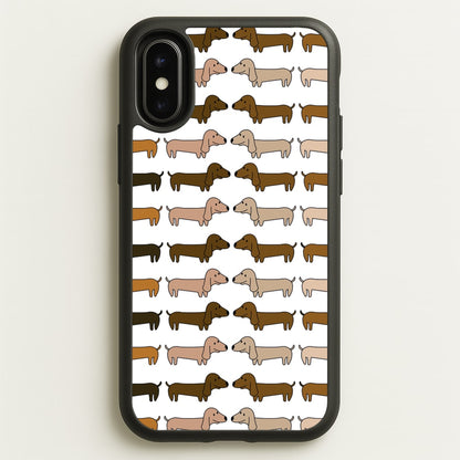 Collage - Dachshunds  - Dachshunds Phone Case for iPhone X / XS