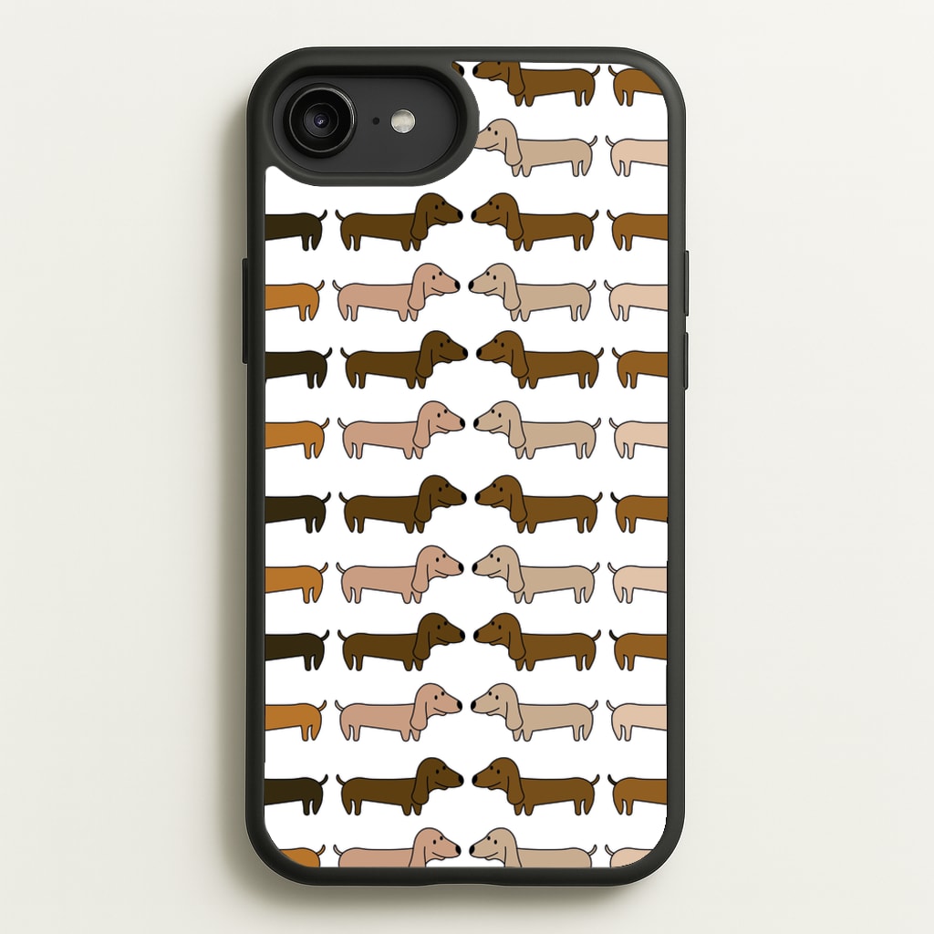 Collage - Dachshunds  - Dachshunds Phone Case for iPhone 6 Plus / 7 Plus / 8 Plus