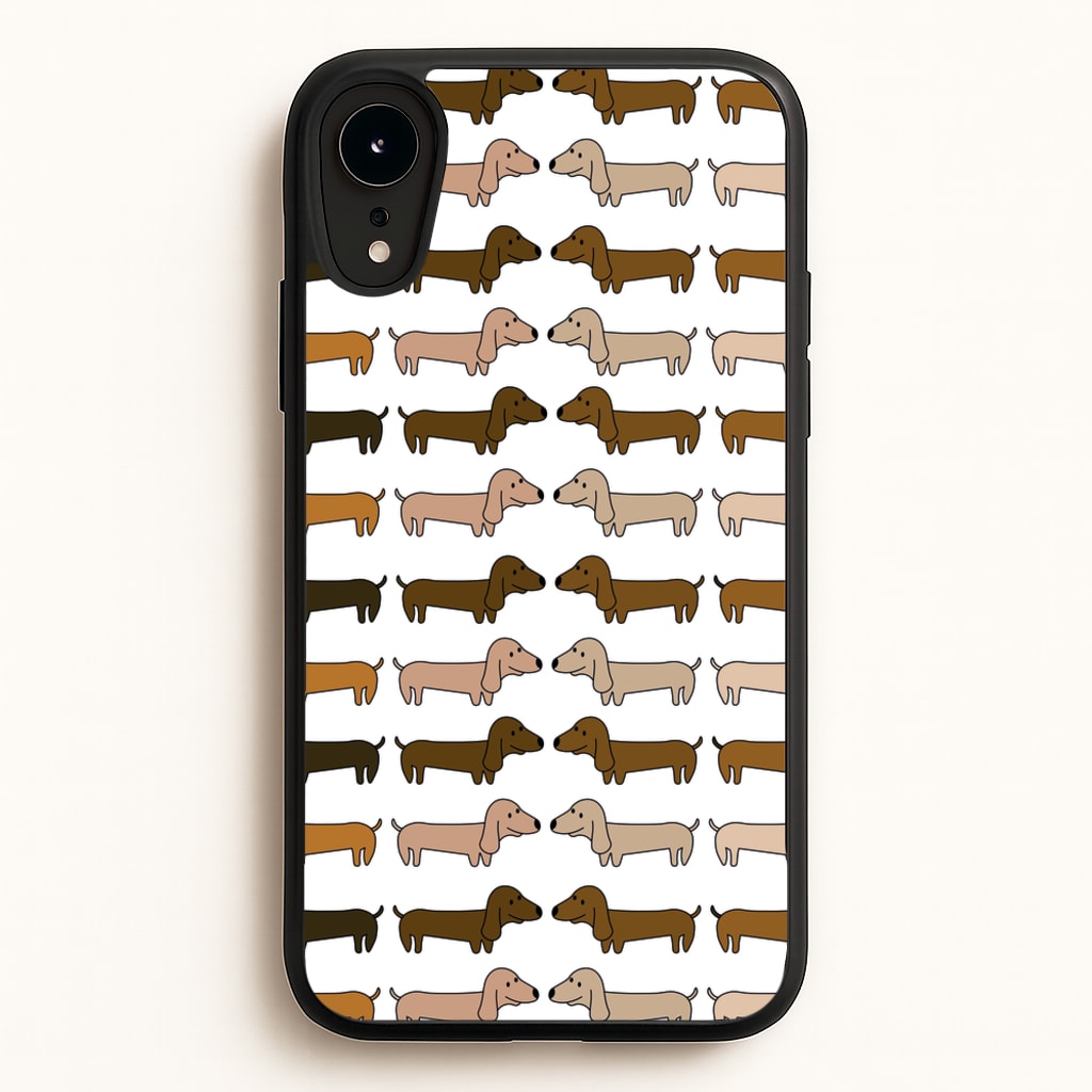 Collage - Dachshunds  - Dachshunds Phone Case for iPhone XR