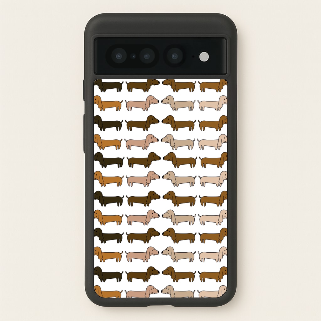 Collage - Dachshunds  - Dachshunds Phone Case for Google Pixel 7 Pro