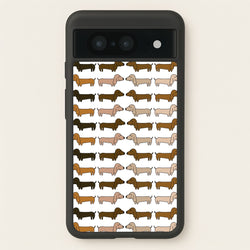 Collage - Dachshunds  - Dachshunds Phone Case for Google Pixel 8