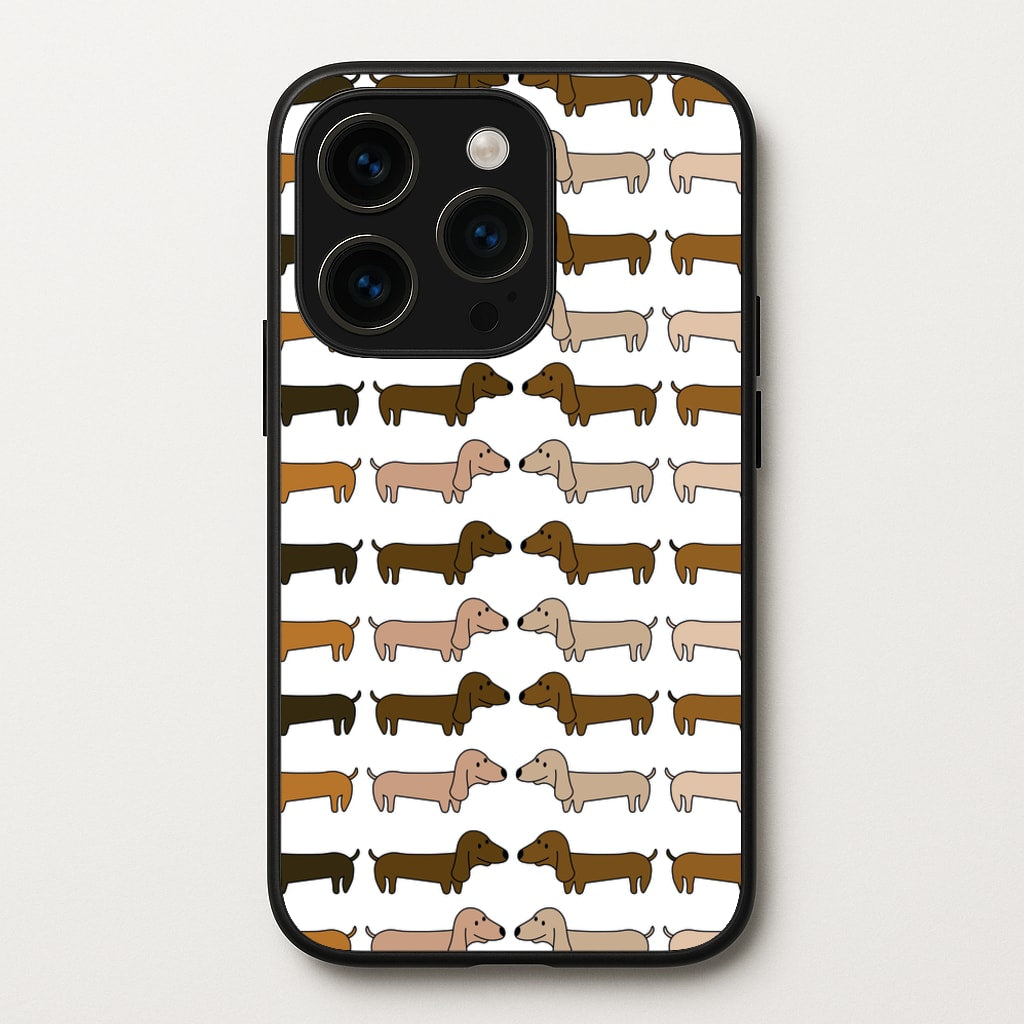 Collage - Dachshunds  - Dachshunds Phone Case for iPhone 15 Pro
