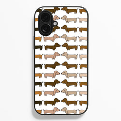 Collage - Dachshunds  - Dachshunds Phone Case for iPhone 16 Plus