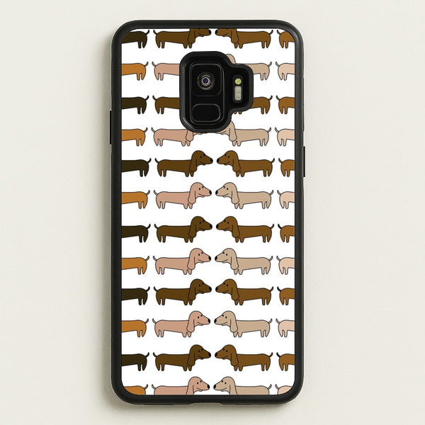 Collage - Dachshunds  - Dachshunds Phone Case for Galaxy S9