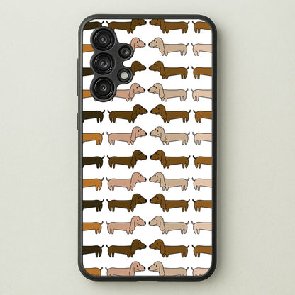 Collage - Dachshunds  - Dachshunds Phone Case for Galaxy A13