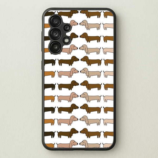 Collage - Dachshunds  - Dachshunds Phone Case for Galaxy A13