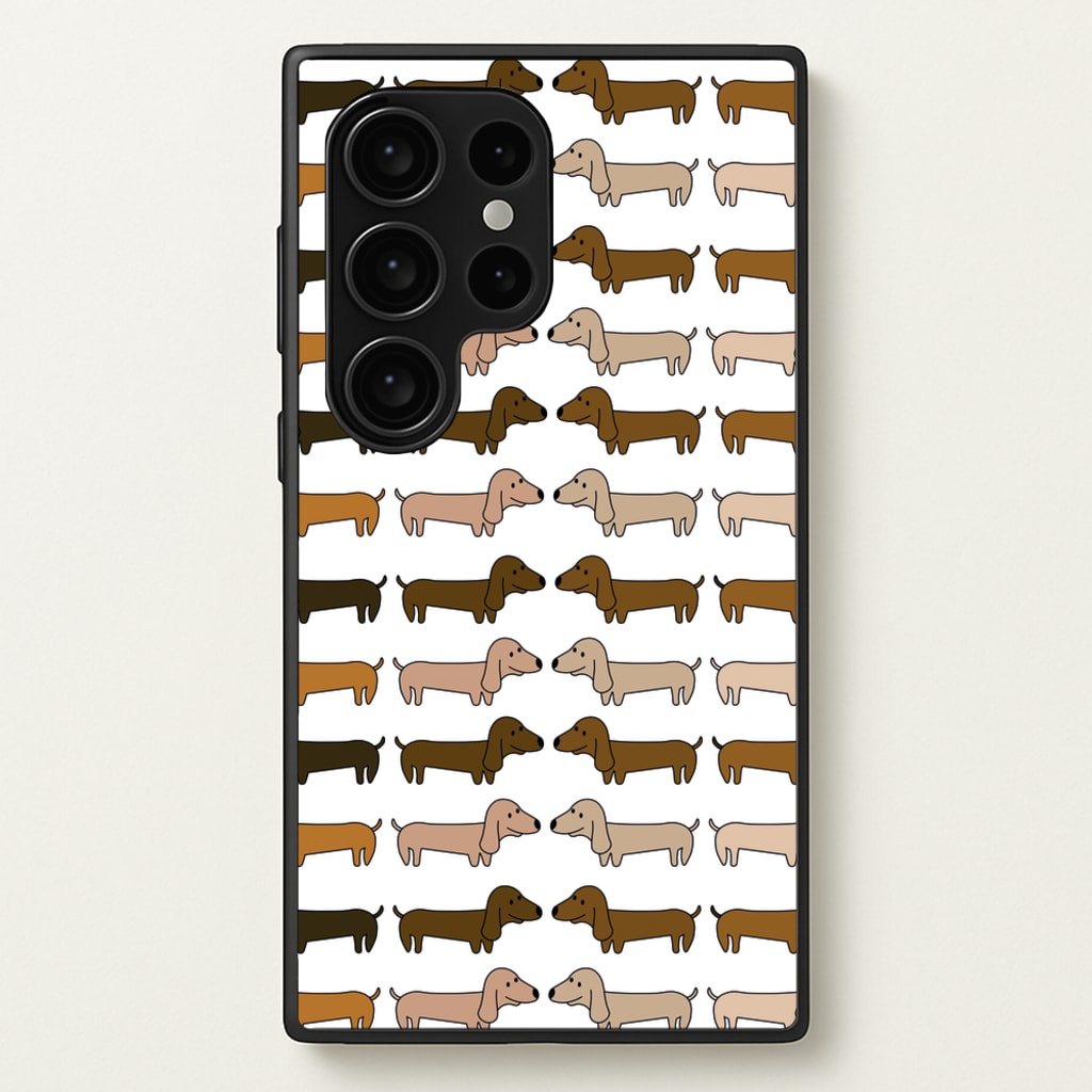 Collage - Dachshunds  - Dachshunds Phone Case for Galaxy S24 Ultra