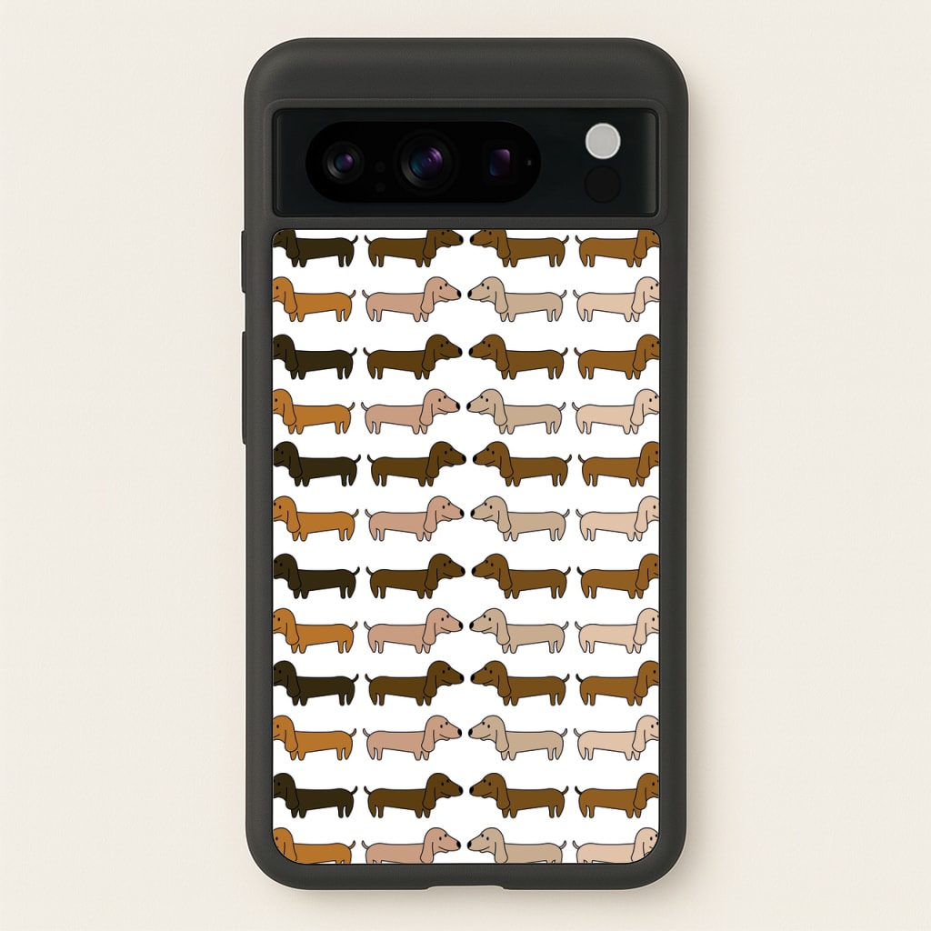 Collage - Dachshunds  - Dachshunds Phone Case for Google Pixel 8 Pro