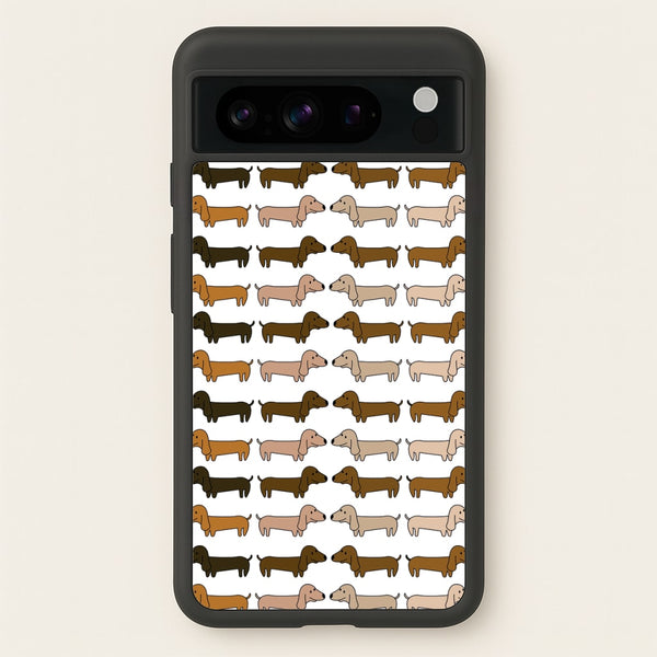 Collage - Dachshunds  - Dachshunds Phone Case for Google Pixel 8 Pro