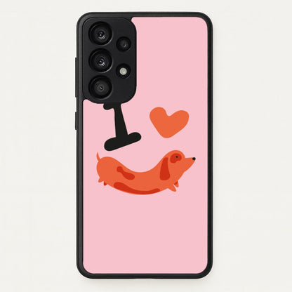 I love Dachshunds  - Dachshunds Phone Case for Galaxy A53