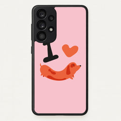 I love Dachshunds  - Dachshunds Phone Case for Galaxy A33