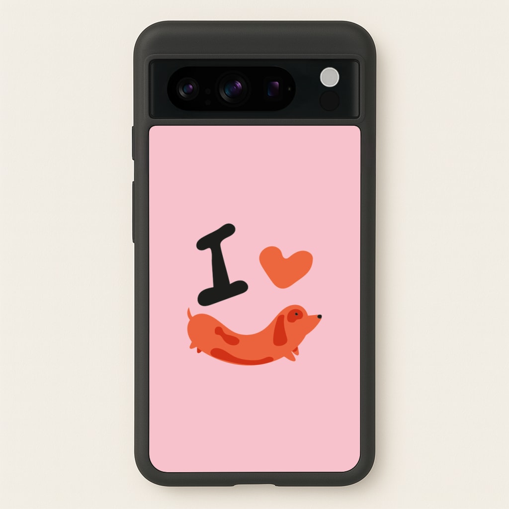 I love Dachshunds  - Dachshunds Phone Case for Google Pixel 8 Pro