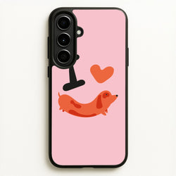 I love Dachshunds  - Dachshunds Phone Case for Galaxy A56