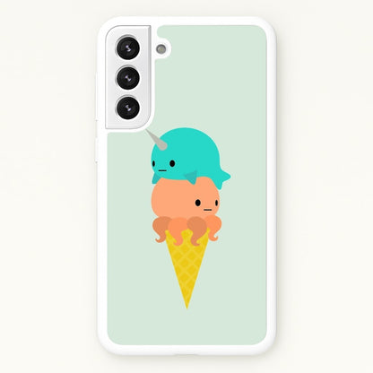 Narwhal Octopus Ice Cream  - Summer Phone Case for Galaxy S22 Plus
