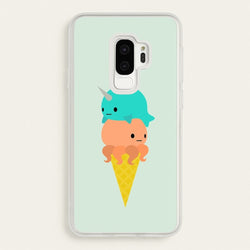 Narwhal Octopus Ice Cream  - Summer Phone Case for Galaxy S9 Plus