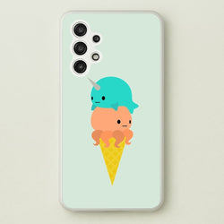 Narwhal Octopus Ice Cream  - Summer Phone Case for Galaxy A13