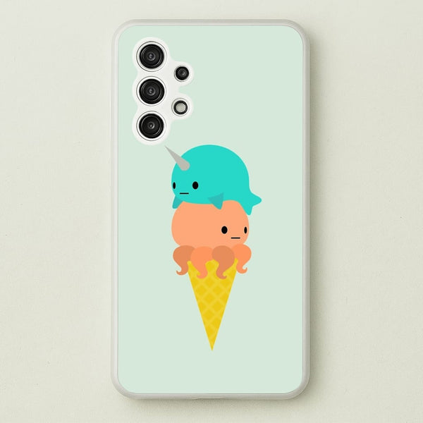 Narwhal Octopus Ice Cream  - Summer Phone Case for Galaxy A13