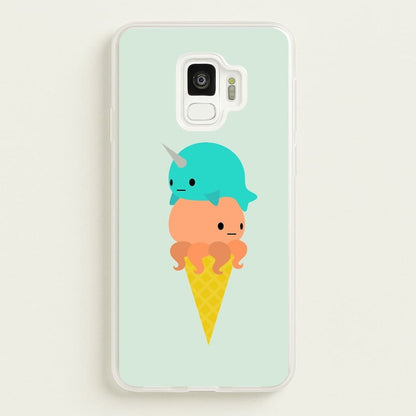 Narwhal Octopus Ice Cream  - Summer Phone Case for Galaxy S9