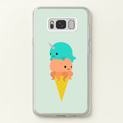 Narwhal Octopus Ice Cream  - Summer Phone Case for Galaxy S8