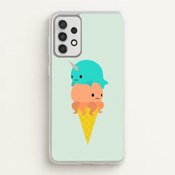 Narwhal Octopus Ice Cream  - Summer Phone Case for Galaxy A52 / A52s