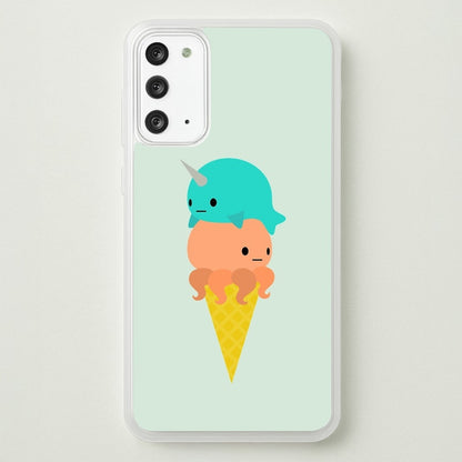 Narwhal Octopus Ice Cream  - Summer Phone Case for Galaxy Note 20