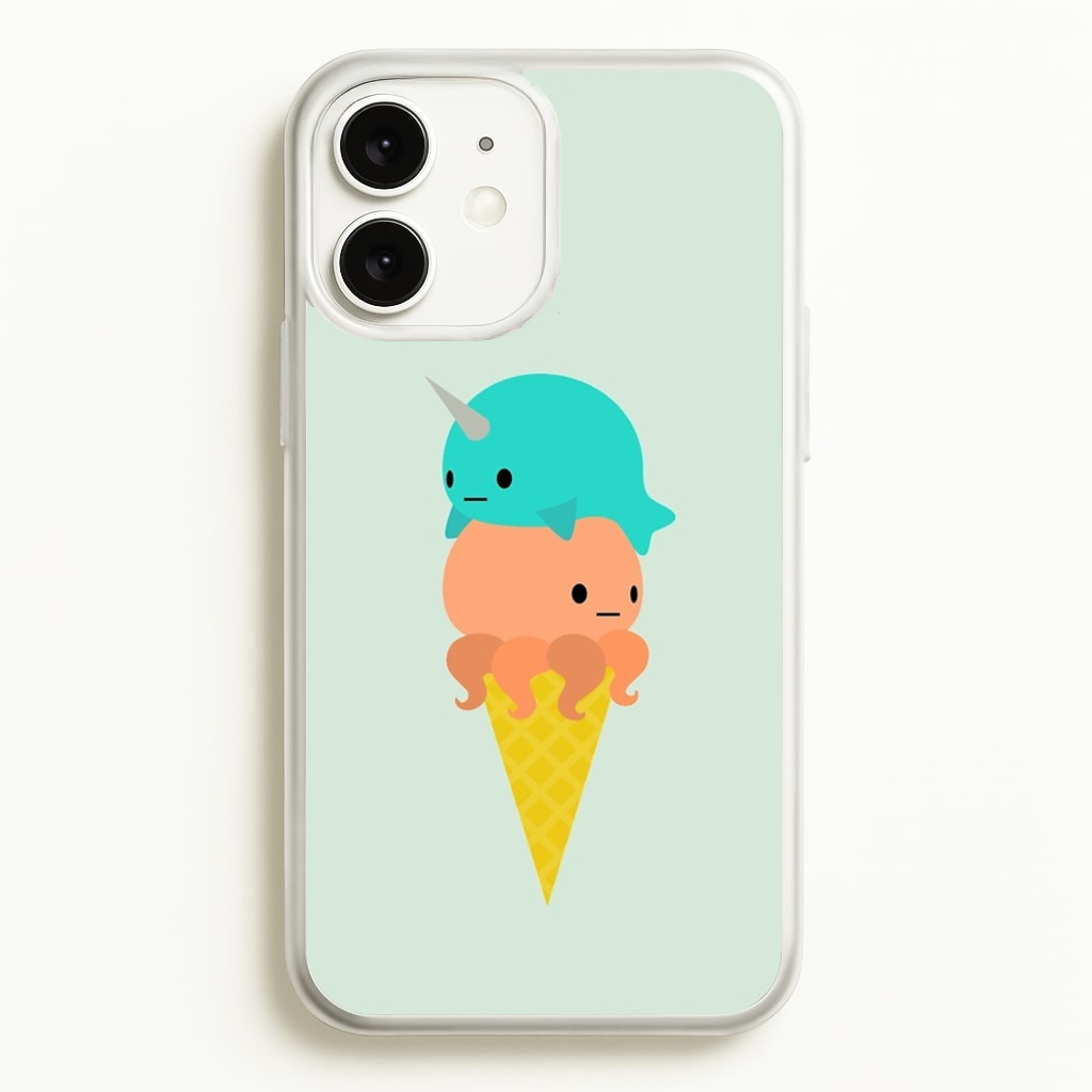 Narwhal Octopus Ice Cream  - Summer Phone Case for iPhone 11