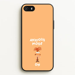 Anxious Mode On - Inside Out  - Disney Phone Case for iPhone 5 / 5s / SE 2016