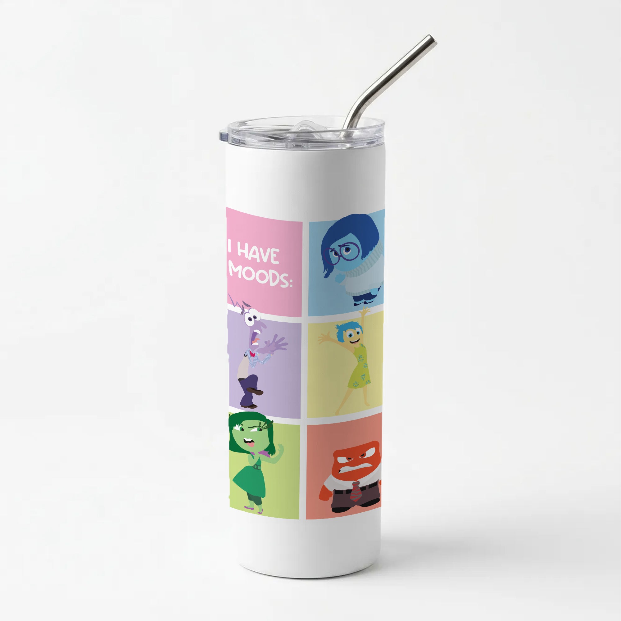 I Have Moods - Inside Out Skinny Tumbler