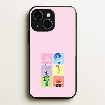 I Have Moods - Inside Out  - Disney Phone Case for iPhone 15
