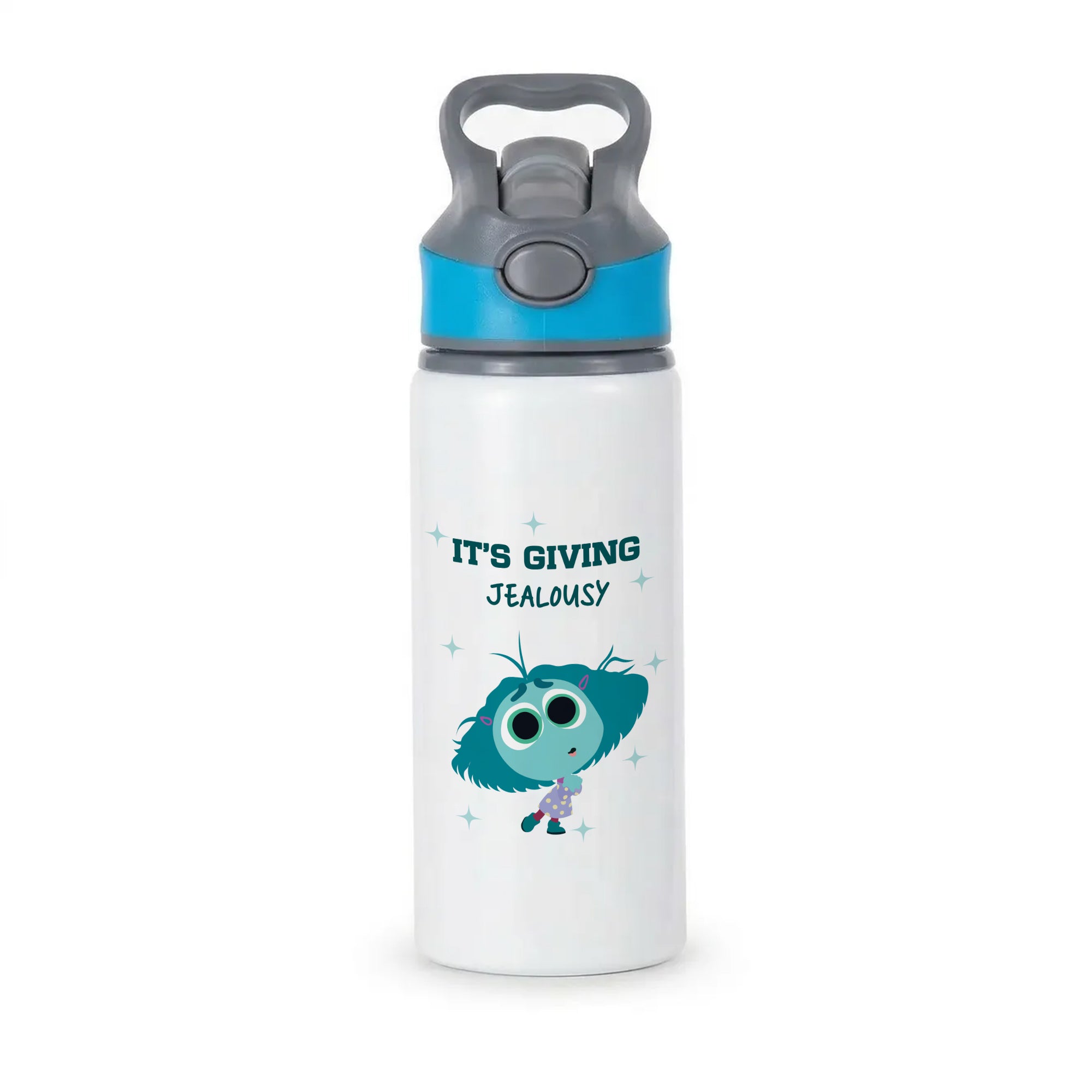 It's Giving Jelousy - Inside Out Active Water Bottle - Blue