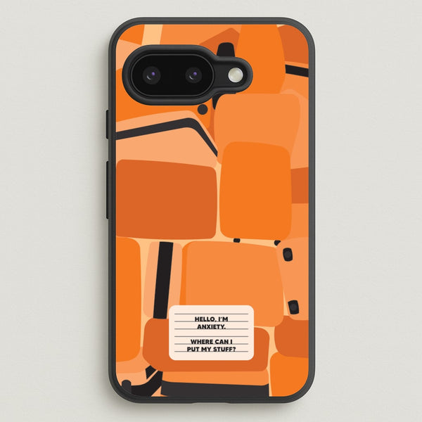 Hello I'm Anxiety - Inside Out  - Disney Phone Case for Google Pixel 9a