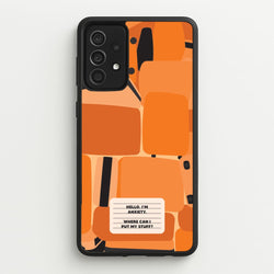 Hello I'm Anxiety - Inside Out  - Disney Phone Case for Galaxy A52 / A52s