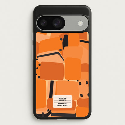 Hello I'm Anxiety - Inside Out  - Disney Phone Case for Google Pixel 9 / 9 Pro